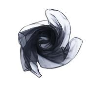 Whakano 10 panni quadrati in seta, per giocoleria, per danza, giocoleria, sensoriali, da ballo, 70 cm, colore nero