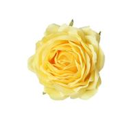 Whakano 10 teste di fiori artificiali, fiori artificiali, diametro 9 cm, per San Valentino, festa della mamma, matrimonio, feste, decorazione per la casa, colore giallo