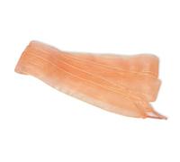 Whakano 2 paia di lacci in tulle, larghezza 25 mm, per uomo e donna, di ricambio per scarpe da ginnastica, sneaker, scarpe sportive, per il tempo libero, arancione, 140 cm