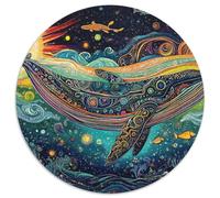 Whale 1000 Tessere Dreamy Style Puzzle Classico Multicolore Festa Aziendale Regalo Per Adulti E Bambini Da 14 Anni E Più 1000pcs (67.5x67.5cm)