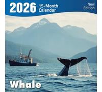 Whale 2026 Calendar: Ocean giants breaching and gliding across horizons