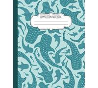 Whale Composition Notebook: 110-Page Wide-Ruled Aesthetic Blue Ocean Sea Life Journal - An Ideal Gift for Kids, Teens, Teachers, Students, and Office Workers.
