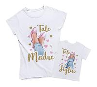 Whale Coppia di T-Shirt Mamma e Figlia - Tale Madre Tale Figlia