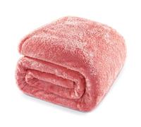 Whale Flotilla Coperta in pile soffice, calda coperta in fleece ideale come copridivano o copriletto, super morbida e accogliente, 230X270CM, Rosa