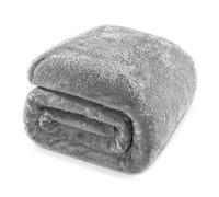 Whale Flotilla Coperta in pile soffice, calda coperta in fleece per divano, coperta per la casa e per il divano, super morbida e accogliente, 230X270CM, grigio