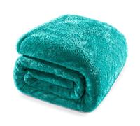 Whale Flotilla Coperta morbida e soffice, calda coperta in pile, ideale come copridivano o copriletto, super morbida e accogliente, 230X270CM, Teal