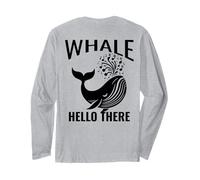 Whale Hello There Crociera sul mare o sull'oceano Osservazione delle balene Un gioco di parole Maglia a Manica