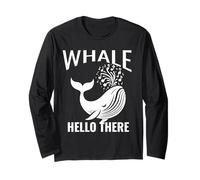 Whale Hello There Crociera sul mare o sull'oceano Osservazione delle balene Un gioco di parole Maglia a Manica