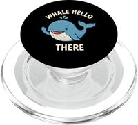 Whale Hello There Ocean Marine Life Dicendo PopSockets PopGrip per MagSafe