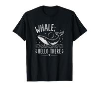 Whale Hello There Whales Amante Biologo Marino Oceano Profondo Maglietta
