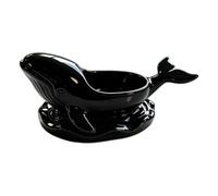Whale Hobby Space Organizer, ciotola portaoggetti, nera | Supporto ad accesso aperto per connettori di perline, spilli, aiuto decorativo da scrivania