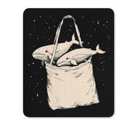 Whale in The Bag Mousepad Piccolo Tappetino per Mouse Durevoli Mouse Pad per Lavoro Computer Ufficio 25X30Cm