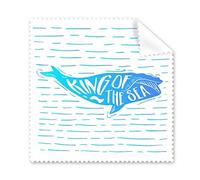 Whale Ocean King Animal Art Deco Regalo Moda Panno di Pulizia Dello Schermo Del Telefono Occhiali Cleaner 5pcs