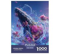 Whale Puzzle 1000 Pezzi Per Adulti Grandi Dimensioni Per Adulti E Bambini Idea Regalo Immagine Dipinta, Intrattenimento Creativo Puzzle Classico Per Adulti E Bambini Dai 14 Anni70x50cm/1000pcs