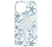 Whale Shark Beach Lovers Summer Teal Blue tema Custodia per iPhone 15
