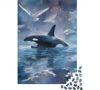 Whale Watching Adventure-1 Jigsaw Puzzle Impossible 1000Pcs Decorazione Per La Casa. Rilassamento E Intelligence Per Adulti E Ragazzi Da 14 Anni 70x50cm/1000pcs
