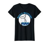 Whale Watching Sea Animal Marine Biologo Maglietta