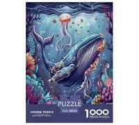 Whale1000 Pezzi Puzzle Per Adulti Giochi Educativi Coral ReefDecorazioni Domestiche Impegnative Ottima Idea Regalo38x26cm/1000pcs