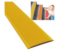 whalebee Strisce di Copertura per Pavimenti Protezione Antiscivolo Scale | Striscia In Gomma Autoadesiva, Bordo Della Scale Strisce Per Interni, Esterni, Gradini, Rampe(Orange,5m/16.4ft)
