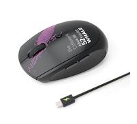 Whalices 52 Mouse wireless portatile ricaricabile - Bluetooth + mouse per computer 2.4G con clic silenzioso e 2400 DPI, per laptop, PC, Mac, MacBook, MacBook Air, iPad, tablet ambidestro (balena2)