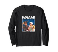 Wham Last Christmas George Michael Festive Grafica Maglia a Manica