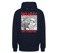 Wham! - Last Christmas | Maglione con cappuccio natalizio, blu navy, L
