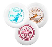 Wham-O Frisbee Disco Volante Ufficiale Ultimate 175g, 27.31cm, Allenamento Professionale, per competizioni e Divertimento all'aperto -3 Pack
