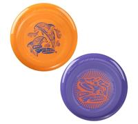 Wham-O Frisbee Go 2 Pack Dischi Volanti, Set di 22.86 cm Leggeri e Colorati per Principianti Bambini Ragazzi e Ragazze dai 5+ Anni, Gioco da Esterno per Spiaggia, Parco e Giardino - 70g