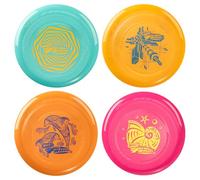 Wham-O Frisbee Go 2 Pack Dischi Volanti, Set di 22.86 cm Leggeri e Colorati per Principianti Bambini Ragazzi e Ragazze dai 5+ Anni, Gioco da Esterno per Spiaggia, Parco e Giardino - 70g (50140-V1234)
