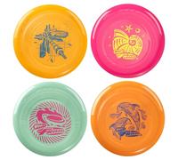 Wham-O Frisbee Go 2 Pack Dischi Volanti, Set di 22.86 cm Leggeri e Colorati per Principianti Bambini Ragazzi e Ragazze dai 5+ Anni, Gioco da Esterno per Spiaggia, Parco e Giardino - 70g (50140-V2345)