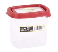 Wham Scatola portaoggetti in Polipropilene, trasparente/rosso, 43 ml