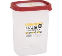 Wham Scatola portaoggetti, Polipropilene, Rosso, 1.7L