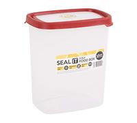 Wham Scatola portaoggetti, Polipropilene, Trasparente/Rosso, 3.2L