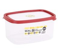 Wham Scatola portaoggetti, Polipropilene, Trasparente/Rosso, 3.8L