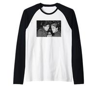 Wham! Tour Fantastico del Club George Michael Andrew Ridgeley Maglia con Maniche Raglan