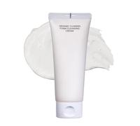 Whamisa Crema detergente in schiuma di fiori BIOLOGICI, naturale, fermentata, idratante, lenitiva, pelle uniforme, senza residui, pelle sensibile, pelle da normale a secca, 6,7 Fl. once/200 ml