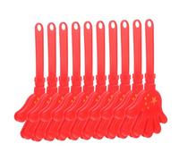 WHAMVOX 10 Pezzi Clap Hands per Feste Rosso Abs Leggero e Rumoroso Accessorio per Feste Adatto per Capodanno e Celebrazioni di Gruppo