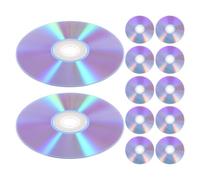WHAMVOX 12 Pezzi Dvd-r Vuoto 4.7gb in Plastica, Disco Bianco Scrivibile