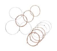 WHAMVOX 12pezzi Corde per Chitarra Folk in Metallo Resistente Accessori per Chitarra Acustica Sostituzione per Musicale