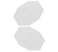 WHAMVOX 12pezzi Pannelli Decorativi in Feltro Adesivi Fonoassorbenti per Parete Utilizzabili come Bacheca da Parete per Promemoria Documenti e Appunti