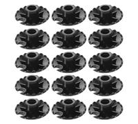 WHAMVOX 15 Pezzi Punte di Ricambio per Bastoni da Trekking Cestini Antifango e Neve Accessori per Bastoni da Passeggio Neri Protezioni Stabili per Escursionismo All’Aperto