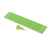 WHAMVOX 1set Penne Per Scrittura Braille Tavoletta Didattica Per Ciechi Leggera e Portatile Materiale Plastico Resistente Facile Da Usare Per Apprendimento e Studio