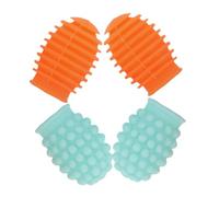 WHAMVOX 2 Paia Copri Teste Bacchette in Silicone Smorzatori Silenziosi per Pratica Percussioni Protezione Teste per Batteria Acustica ed Elettronica Accessori Resistenti e Compatibili