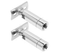 WHAMVOX 2 pezzi Adattatore Portalampada Girevole per Plafoniera LED Soffitto Estensore Attacco Lampada per Illuminazione Bagno e Fari Decorativi Cromato