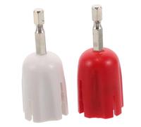 WHAMVOX 2 Pezzi Electric Guitar String Winder Plug in Metal For Ukulele Classical And Acoustic Guitars Silent Lightweight Portable Tool For Rapid String Changing And Maintenance