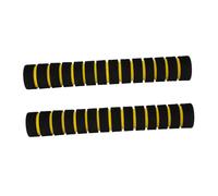 WHAMVOX 2 pezzi Impugnature Kayak Antiscivolo in Spugna Gialla Grip Confortevole e Traspirante per Pagaia Kayak Protezione Mani e Controllo Potenza Migliorato