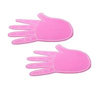 WHAMVOX 2 Pezzi Mano Gigante in Schiuma per Sostenitori Rosa Accessorio Leggero e Resistente per Eventi Sportivi Stimola Lo Spirito di Squadra e Tifo in Feste e Partite