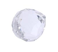 WHAMVOX 2 Pezzi Palline Decorative in Cristallo Artificiale 60mm | Finitura Delicata, Effetto Rifrazione della Luce, Accessori per Fai da Te e Decorazioni Nuziali