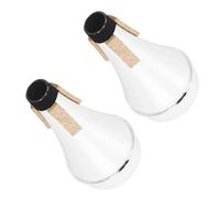 WHAMVOX 2 Pezzi Sordina per Tromba in Plastica Abs Muto Leggero per Allenamento e Pratica Riduce Rumore per Strumenti Fiato Adatto Spazi Ridotti e Uso Domestico