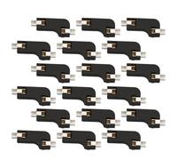 WHAMVOX 20 Pezzi Base Connettore Pcb Hot-swappable per Tastiera Meccanica, Materiale Abs Nero, Resistente e Pratico, per Sostituzioni Rapide